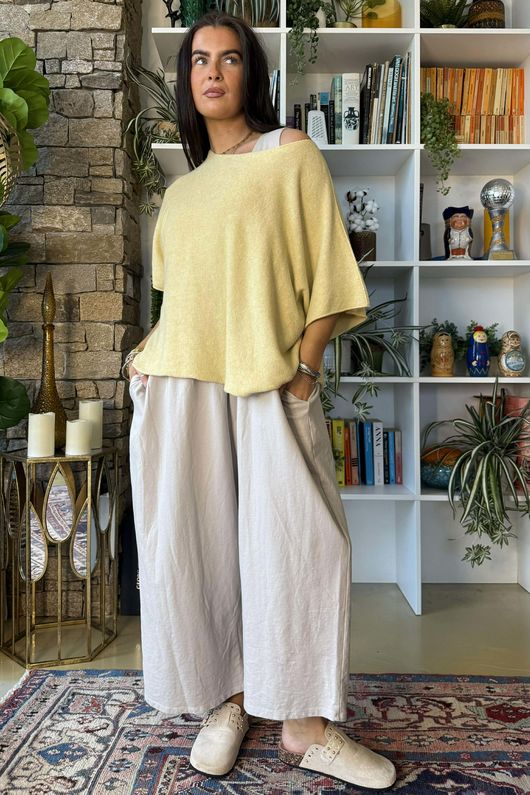 Conrad Layer Knit Buttermilk Marl /15=